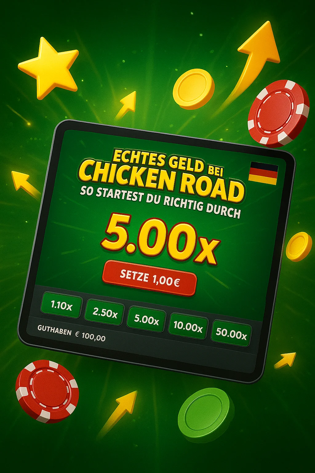 Echtes Geld bei Chicken Road – So startest du richtig durch